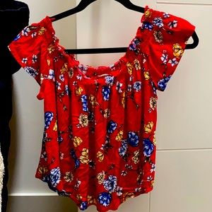 Off the shoulder top!